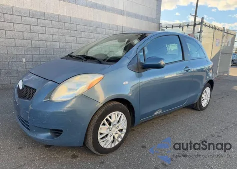 2007 Toyota Yaris z USA, uszkodzony, nr VIN JTDJT923475077619